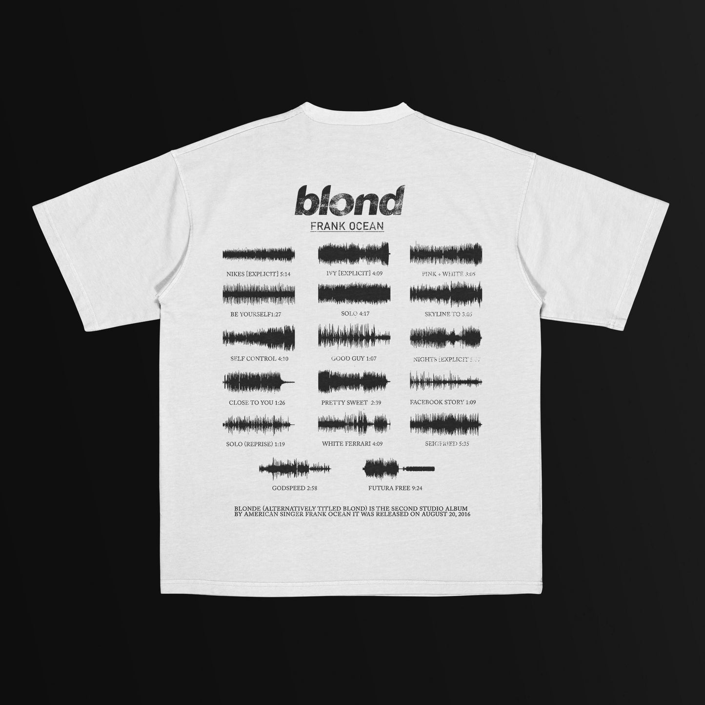 blond simplistic shirt wht